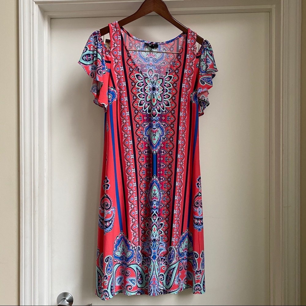 MSK Cold Shoulder Dress Size Small